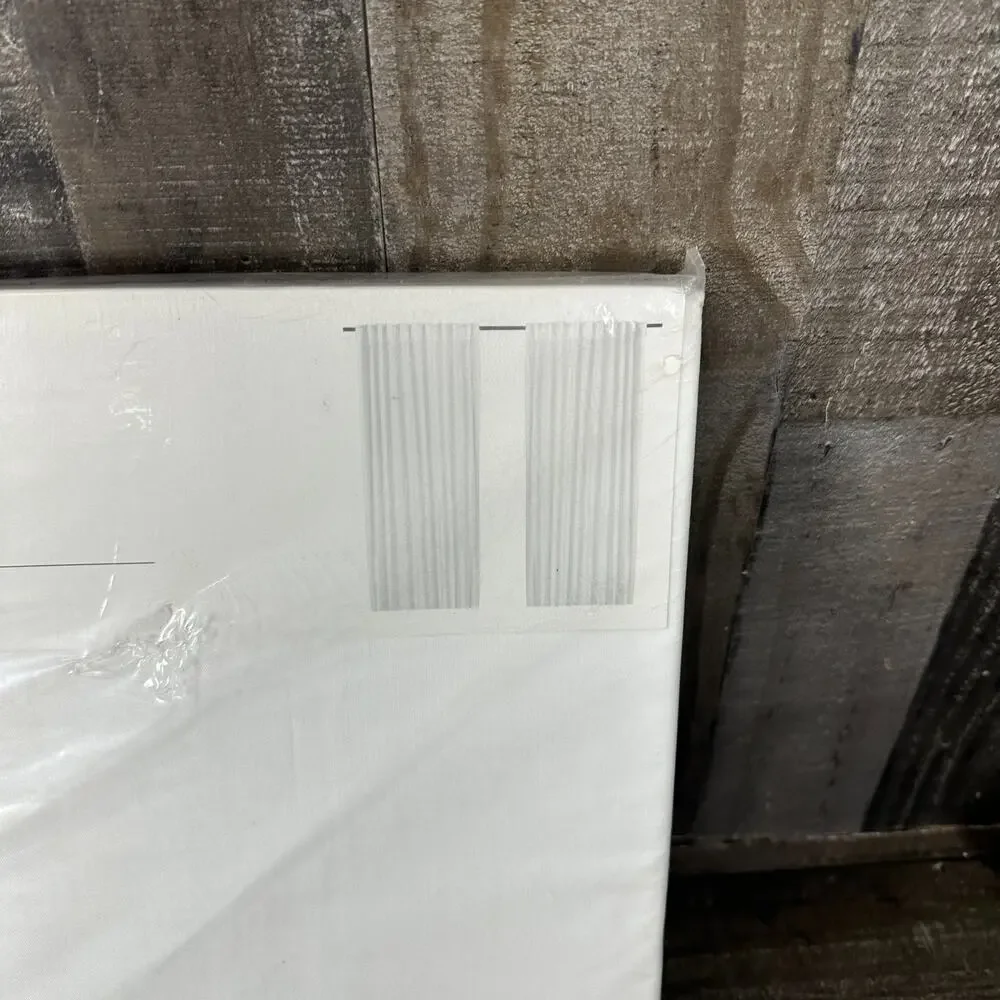 IKEA VIVAN Curtains Drapes 1 Pair White 2 Panels 57